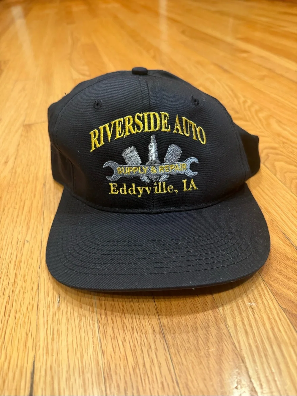 Riverside Auto Eddyville Black Embroidered Hat- Eddyville, IA